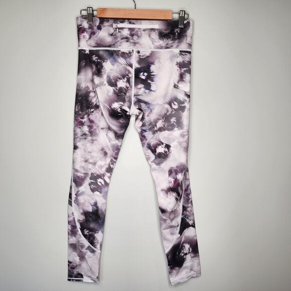 Athleta Run Free Winter Garden 7/8 Tight Gray Small - Picture 6 of 9